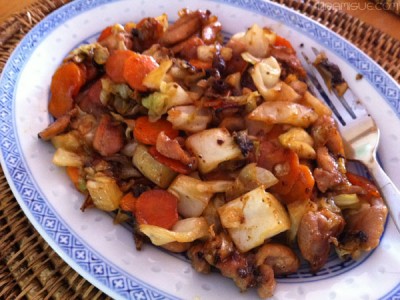 Stir fried chicken