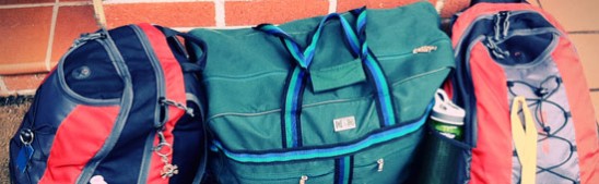 Our bags are packed Our bags are packed